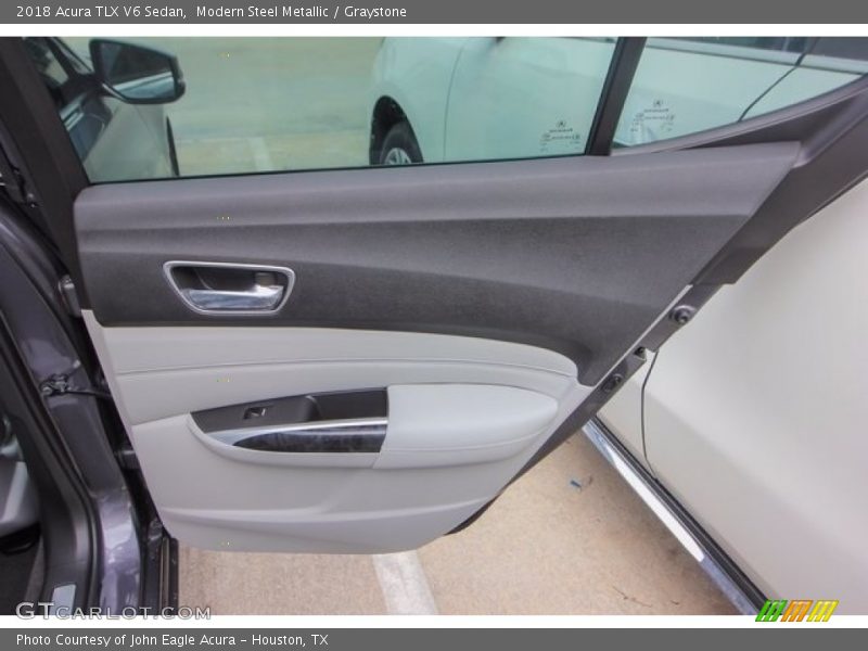 Modern Steel Metallic / Graystone 2018 Acura TLX V6 Sedan