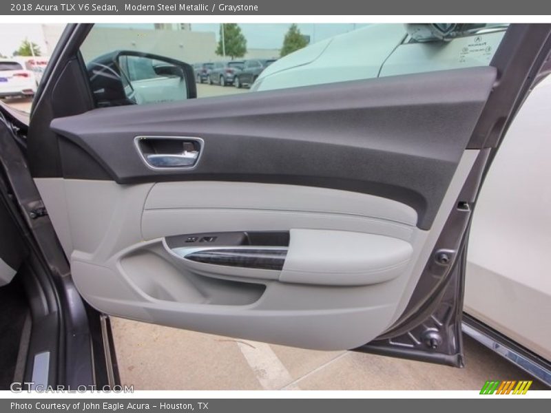 Modern Steel Metallic / Graystone 2018 Acura TLX V6 Sedan