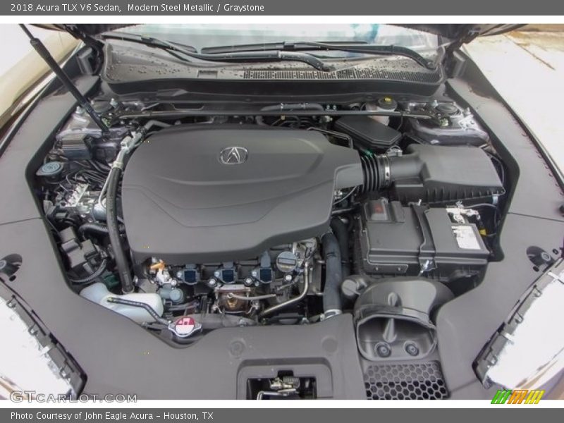 Modern Steel Metallic / Graystone 2018 Acura TLX V6 Sedan