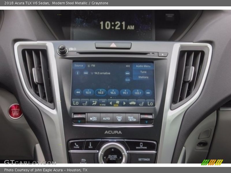 Modern Steel Metallic / Graystone 2018 Acura TLX V6 Sedan