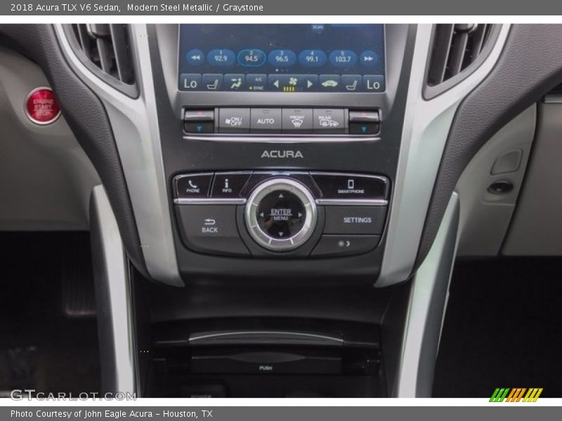 Modern Steel Metallic / Graystone 2018 Acura TLX V6 Sedan