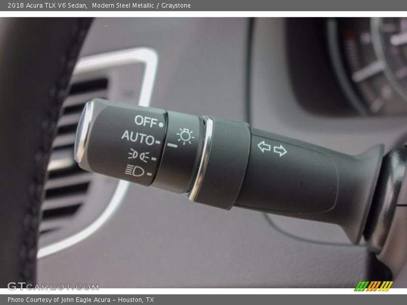 Modern Steel Metallic / Graystone 2018 Acura TLX V6 Sedan