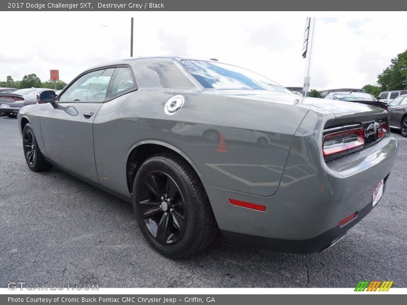 Destroyer Grey / Black 2017 Dodge Challenger SXT