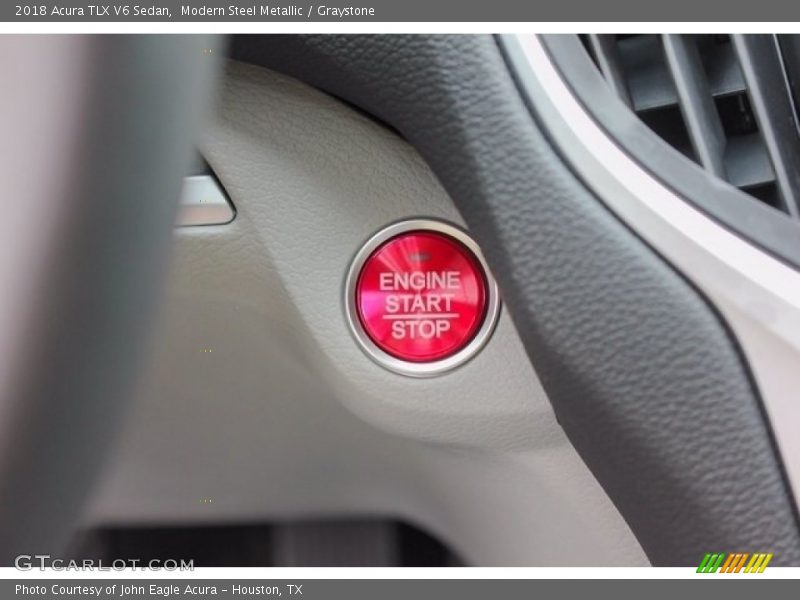 Modern Steel Metallic / Graystone 2018 Acura TLX V6 Sedan