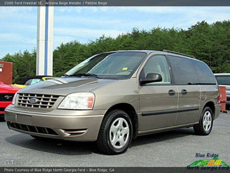Arizona Beige Metallic / Pebble Beige 2006 Ford Freestar SE