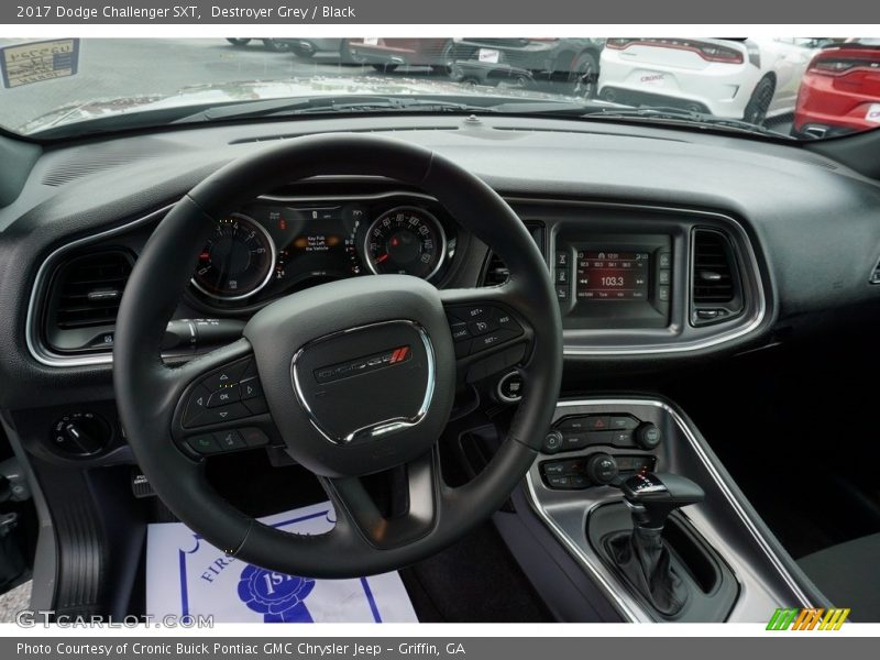 Destroyer Grey / Black 2017 Dodge Challenger SXT