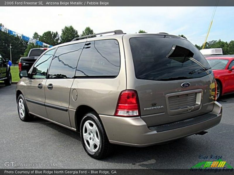 Arizona Beige Metallic / Pebble Beige 2006 Ford Freestar SE
