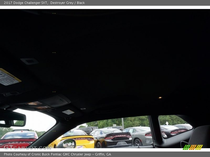 Destroyer Grey / Black 2017 Dodge Challenger SXT