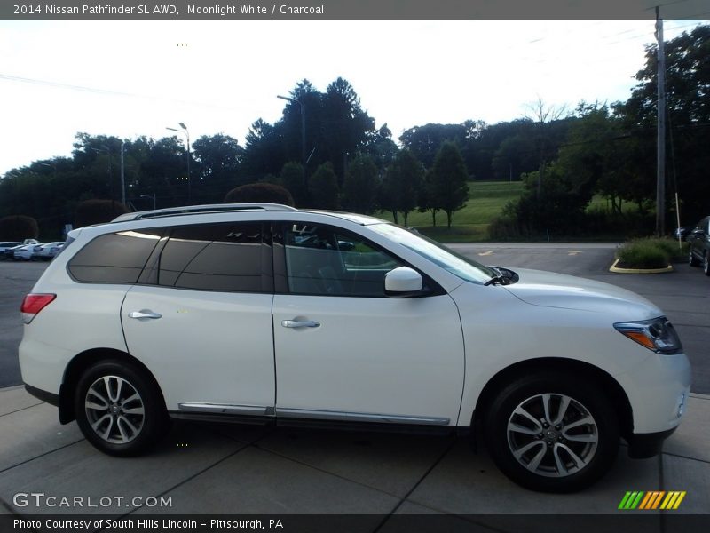 Moonlight White / Charcoal 2014 Nissan Pathfinder SL AWD