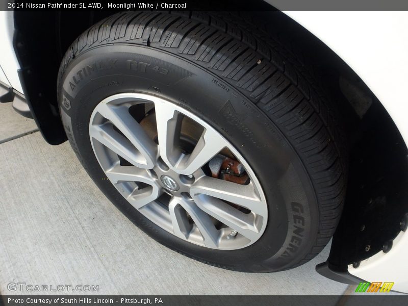 Moonlight White / Charcoal 2014 Nissan Pathfinder SL AWD