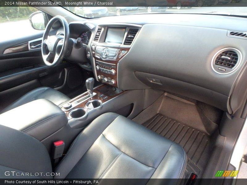 Moonlight White / Charcoal 2014 Nissan Pathfinder SL AWD