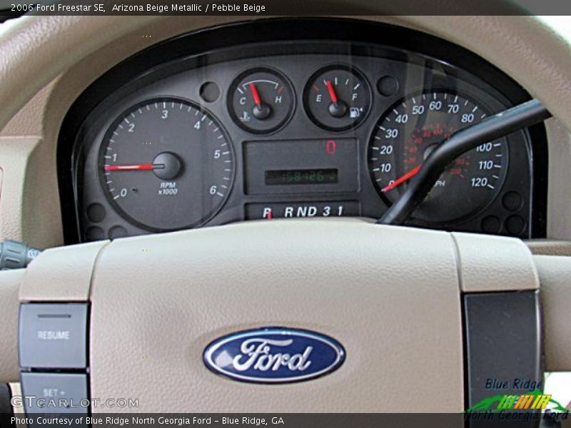 Arizona Beige Metallic / Pebble Beige 2006 Ford Freestar SE