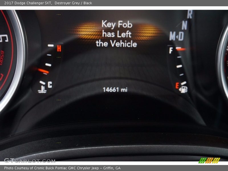 Destroyer Grey / Black 2017 Dodge Challenger SXT