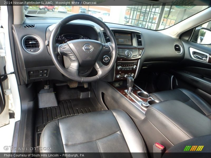Moonlight White / Charcoal 2014 Nissan Pathfinder SL AWD