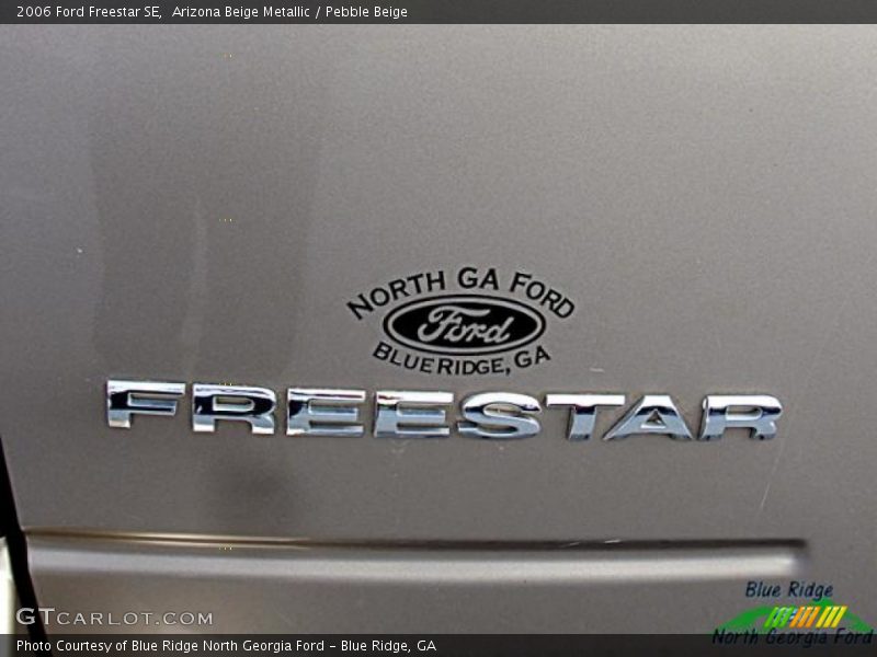 Arizona Beige Metallic / Pebble Beige 2006 Ford Freestar SE