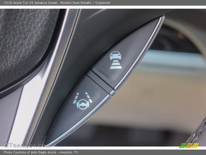 Modern Steel Metallic / Graystone 2018 Acura TLX V6 Advance Sedan