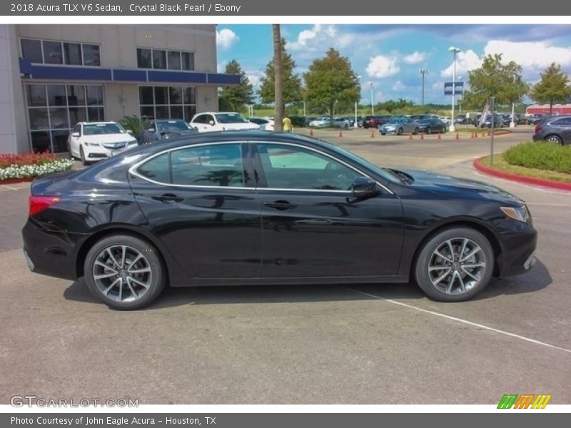 Crystal Black Pearl / Ebony 2018 Acura TLX V6 Sedan