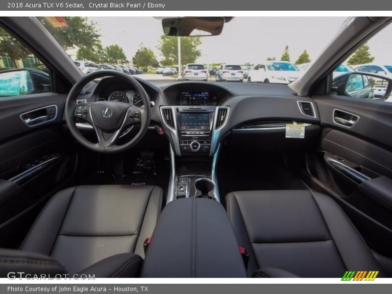 Crystal Black Pearl / Ebony 2018 Acura TLX V6 Sedan