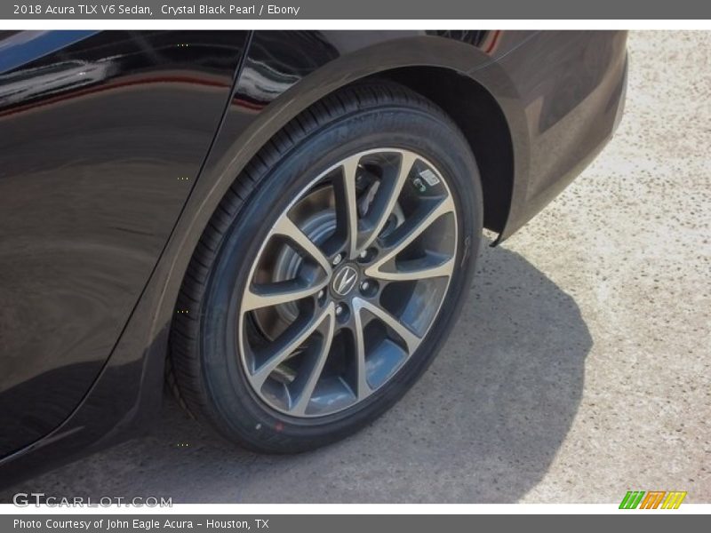 Crystal Black Pearl / Ebony 2018 Acura TLX V6 Sedan