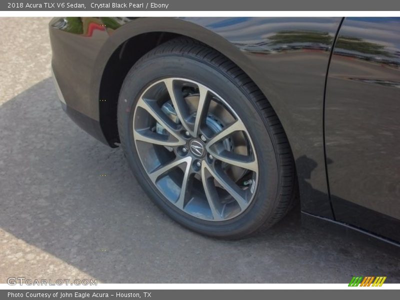 Crystal Black Pearl / Ebony 2018 Acura TLX V6 Sedan