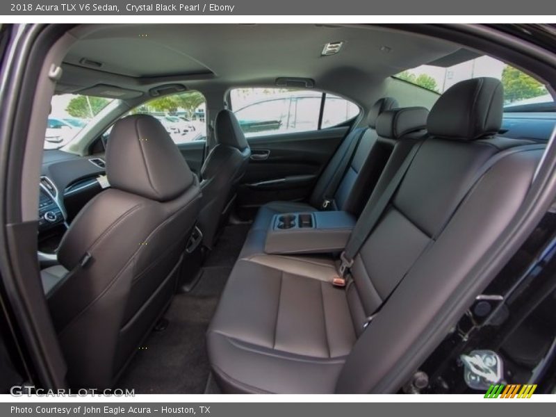 Crystal Black Pearl / Ebony 2018 Acura TLX V6 Sedan
