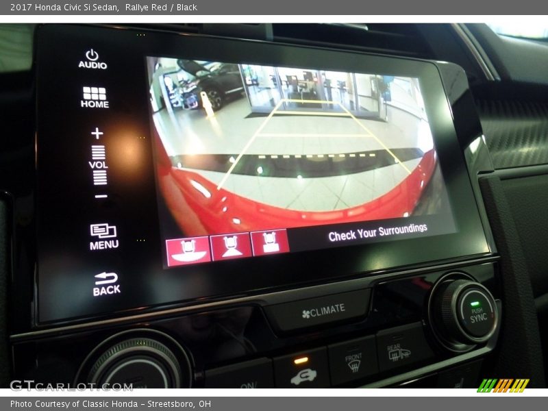 Rallye Red / Black 2017 Honda Civic Si Sedan