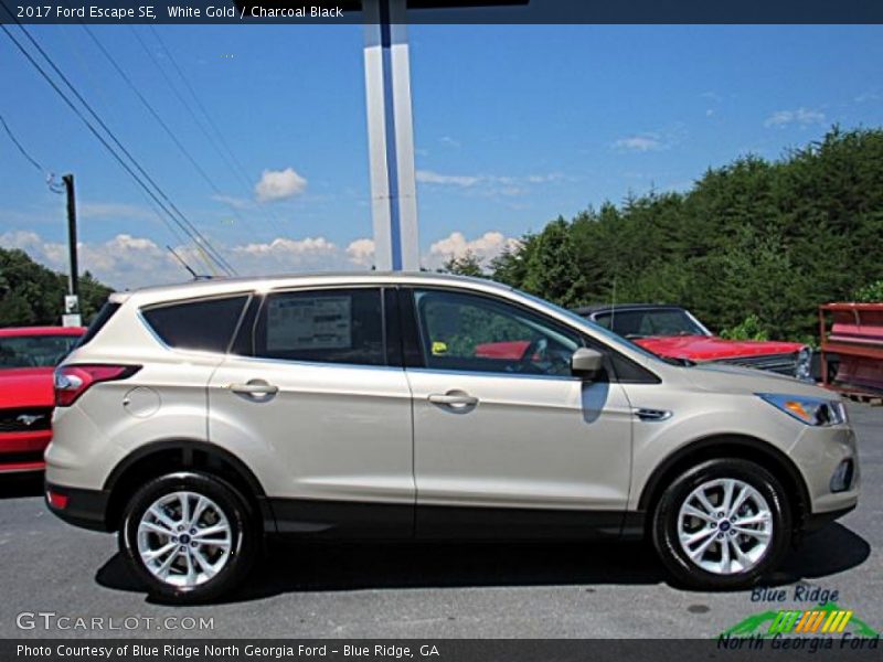 White Gold / Charcoal Black 2017 Ford Escape SE