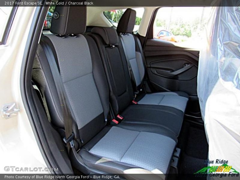 White Gold / Charcoal Black 2017 Ford Escape SE