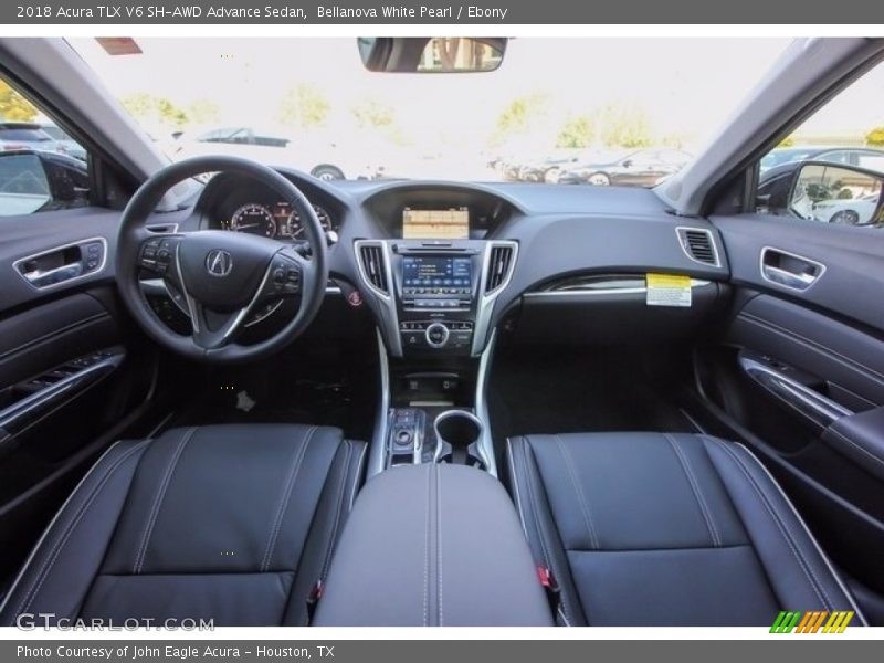 Bellanova White Pearl / Ebony 2018 Acura TLX V6 SH-AWD Advance Sedan