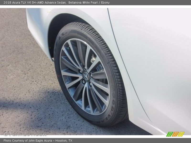 Bellanova White Pearl / Ebony 2018 Acura TLX V6 SH-AWD Advance Sedan