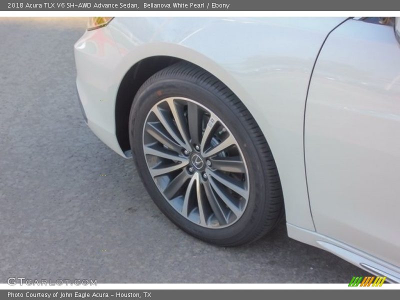 Bellanova White Pearl / Ebony 2018 Acura TLX V6 SH-AWD Advance Sedan