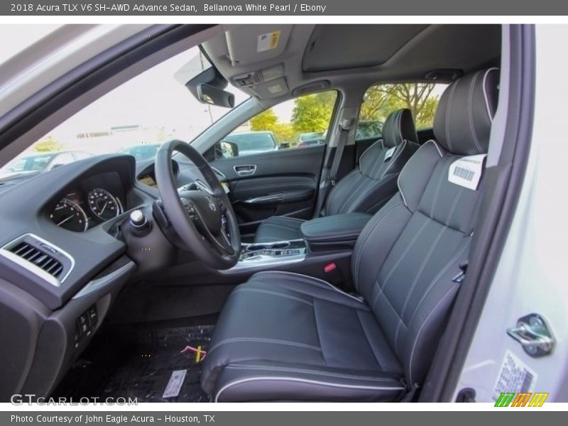 Bellanova White Pearl / Ebony 2018 Acura TLX V6 SH-AWD Advance Sedan