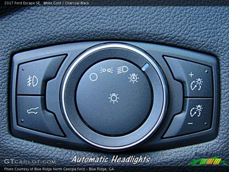 White Gold / Charcoal Black 2017 Ford Escape SE