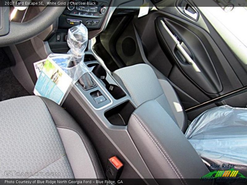White Gold / Charcoal Black 2017 Ford Escape SE