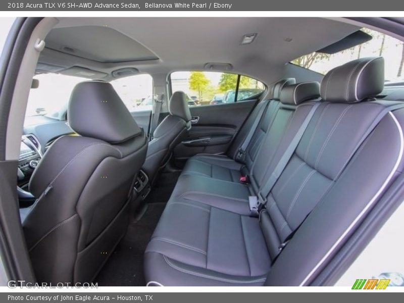 Bellanova White Pearl / Ebony 2018 Acura TLX V6 SH-AWD Advance Sedan
