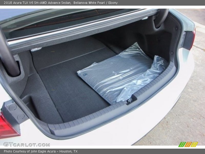 Bellanova White Pearl / Ebony 2018 Acura TLX V6 SH-AWD Advance Sedan