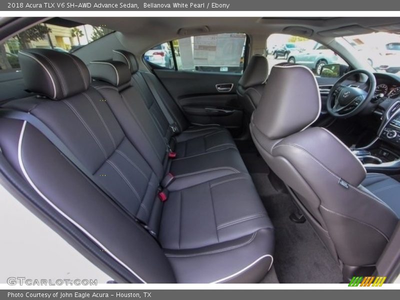 Bellanova White Pearl / Ebony 2018 Acura TLX V6 SH-AWD Advance Sedan