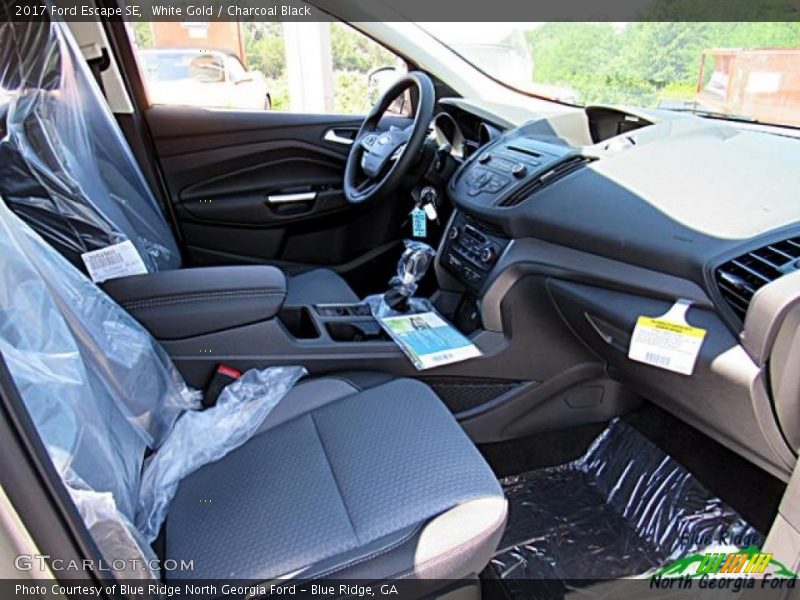 White Gold / Charcoal Black 2017 Ford Escape SE