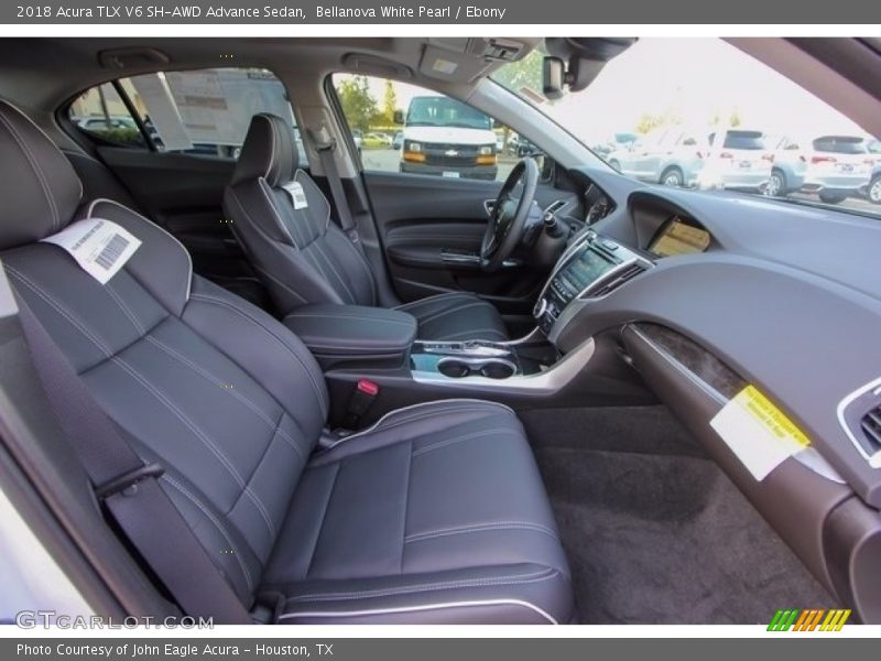 Bellanova White Pearl / Ebony 2018 Acura TLX V6 SH-AWD Advance Sedan