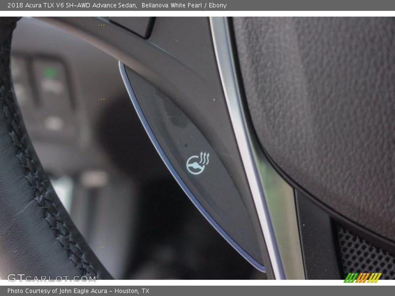 Bellanova White Pearl / Ebony 2018 Acura TLX V6 SH-AWD Advance Sedan