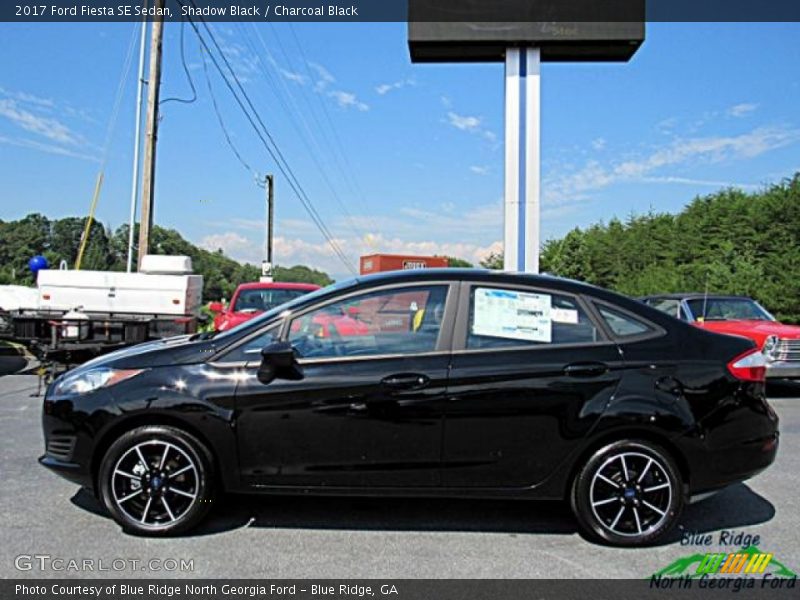 Shadow Black / Charcoal Black 2017 Ford Fiesta SE Sedan