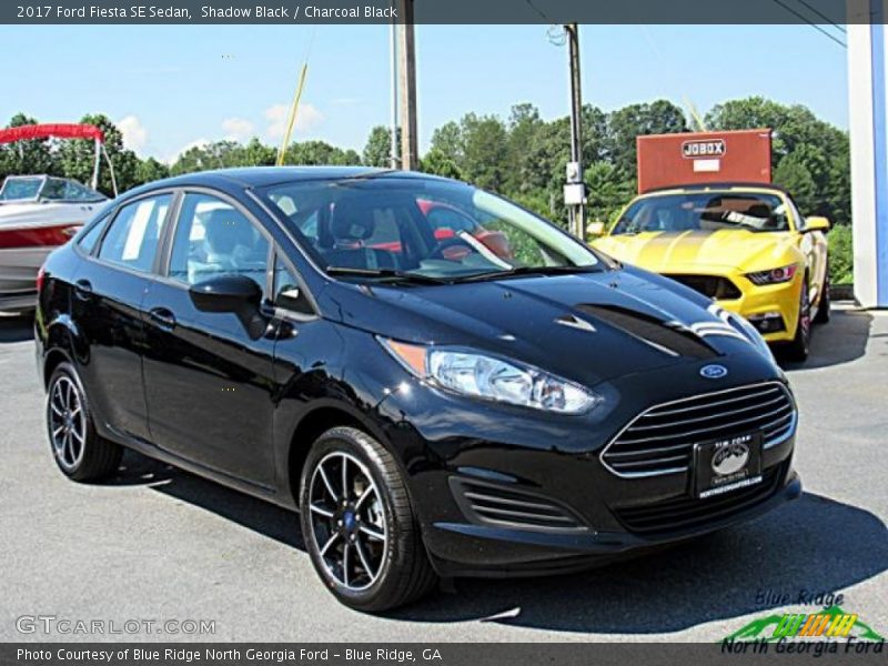Shadow Black / Charcoal Black 2017 Ford Fiesta SE Sedan