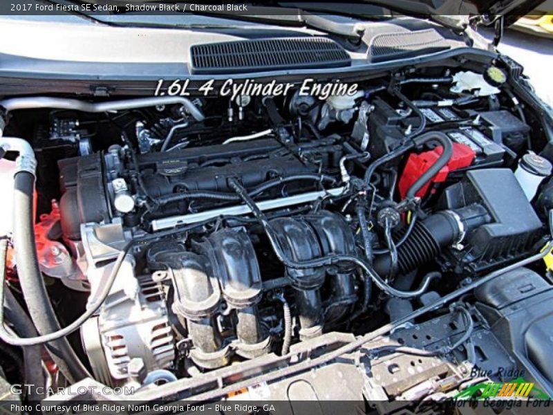 Shadow Black / Charcoal Black 2017 Ford Fiesta SE Sedan
