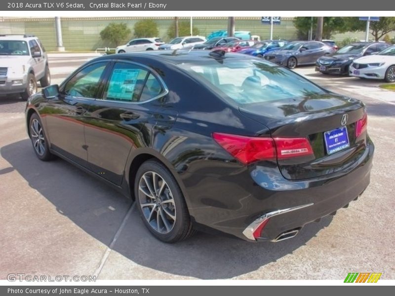 Crystal Black Pearl / Ebony 2018 Acura TLX V6 Sedan