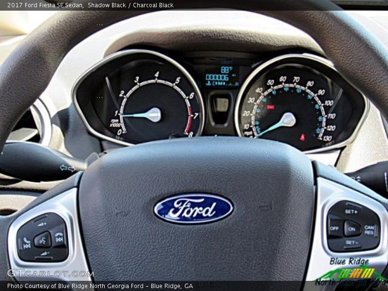 Shadow Black / Charcoal Black 2017 Ford Fiesta SE Sedan