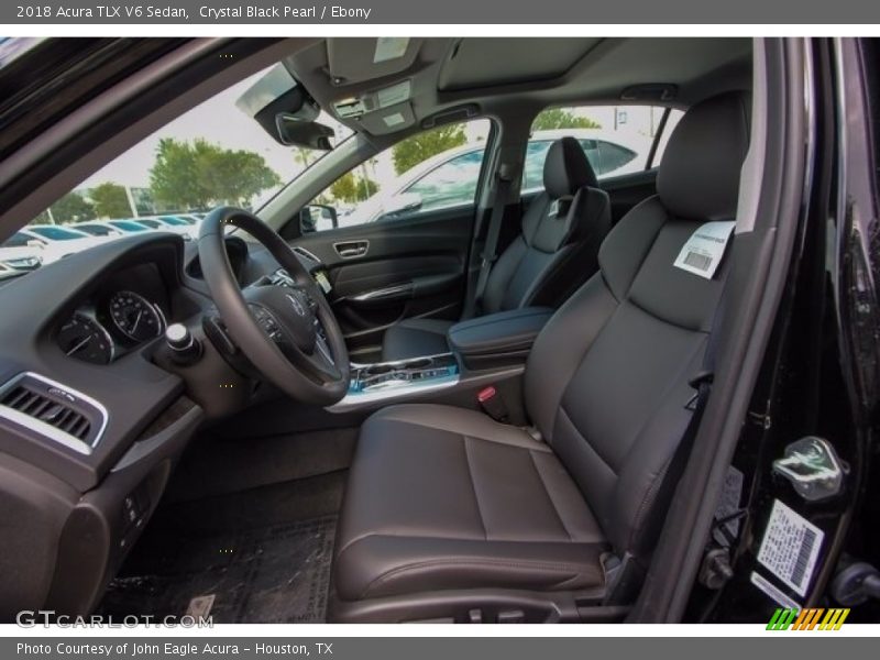 Crystal Black Pearl / Ebony 2018 Acura TLX V6 Sedan