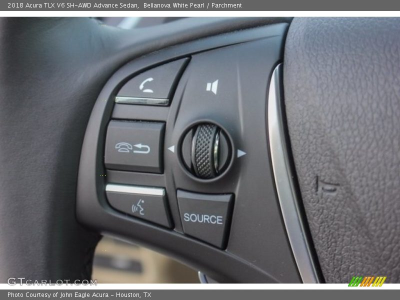 Controls of 2018 TLX V6 SH-AWD Advance Sedan
