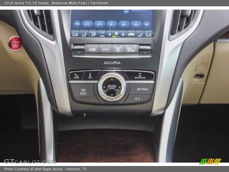 Bellanova White Pearl / Parchment 2018 Acura TLX V6 Sedan