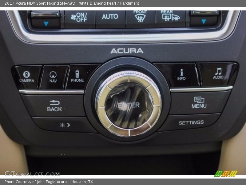 White Diamond Pearl / Parchment 2017 Acura MDX Sport Hybrid SH-AWD