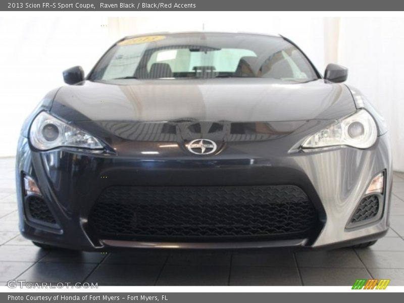 Raven Black / Black/Red Accents 2013 Scion FR-S Sport Coupe
